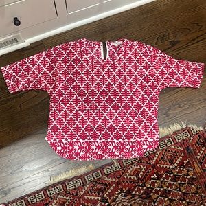 Madewell printed cropped top